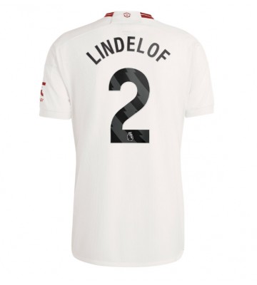 Manchester United Victor Lindelof #2 Tredje trøje 2023-24 Kort ærmer